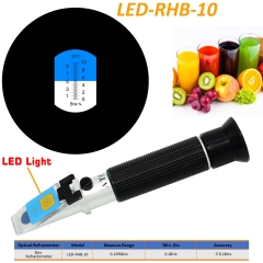 LED-RHB-10 ATC Brix 0-10% optical refractometer