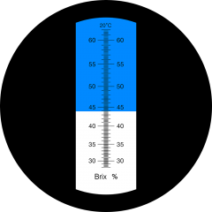 LED-RHB-62 ATC Brix 28-62% optical refractometer