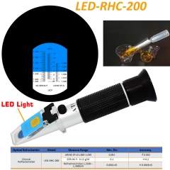 LED-RHC-200 ATC Clinical 0-12g/dl 1.000-1.050sg 1.3300RI-1.3600RI optical refractometer