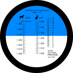 LED-RHC-300 ATC Clinical 2-14g/dl 1.000-1.060RI Dog 1.000-1.060RI Cat optical refractometer