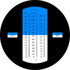 LED-RHB-32S ATC Oe 0-140Oe  0-27KMW(Babo)  0–32%Brix optical refractometer