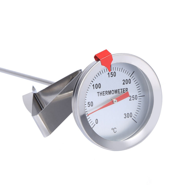 YHB300B Deep Fry Thermometer Candy Sugar Frying Thermometer for Cooking 300mm Probe Length,Bi