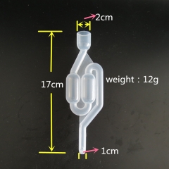 Home Brew S-Shape Air Lock without Cap