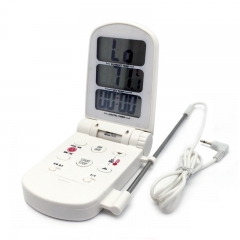YH-E11 Digital LCD display folding BBQ cooking long probe meat temperature testing thermometer