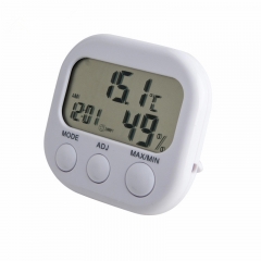 YH-638N Digital LCD Thermometer Humidity Meter Tester Hygrometer Air Temperature Clock home Tool