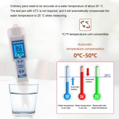 Multifunctional PH-968 4in1 PH/EC/TDS/Temperature Digital Water Quality Tester Portable Monitor Meter Pen 0-14PH Measuring Tool