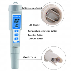 Multifunctional PH-968 4in1 PH/EC/TDS/Temperature Digital Water Quality Tester Portable Monitor Meter Pen 0-14PH Measuring Tool