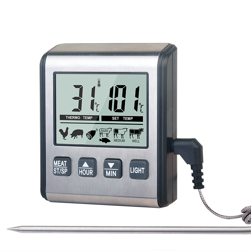 Tp710 Digital Remote Wireless Food Kitchen Oven Thermometer Probe For