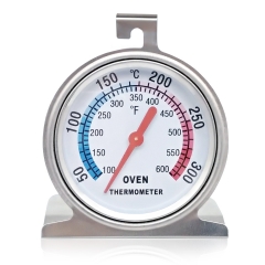 Large 2.5inch Oven Thermometer Easy-Read Face Stainless Steel Instant Read Kitchen Cooking Thermometer