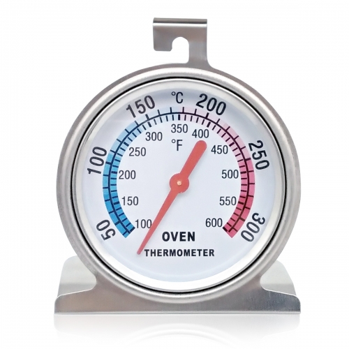 Large 2.5inch Oven Thermometer Easy-Read Face Stainless Steel Instant Read Kitchen Cooking Thermometer