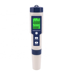 EZ-9909 5 in 1 TDS/EC/PH/Salinity/Temperature Meter water quality test pen Multifunctional waterproof salinity meter