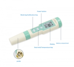 YH-PH71 7 in 1 PH/TDS/EC/ORP/Salinity /S. G/Temperature Meter, Water Quality Tester for Drinking Water, Aquariums PH Meter
