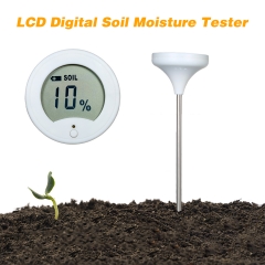 Soil-M02 Garden Soil Moisture Tester Plant Soil Electronic Hygrometer Mini Multi-Functional Moisture Meter Tester Analyzer