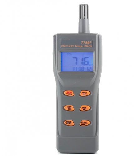 AZ 77597 Combo Portable CO CO2 Temperature Humidity Data Logger