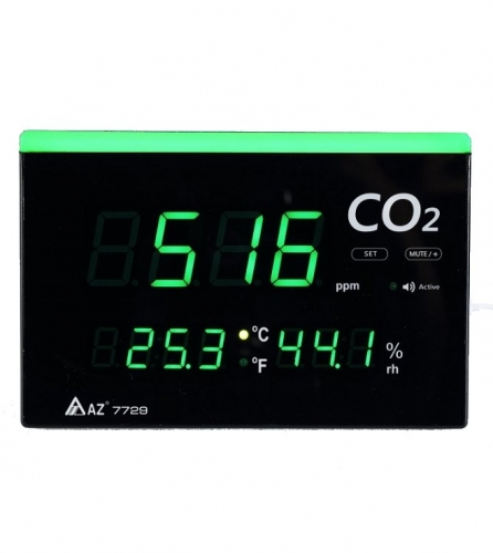 AZ 7729 CO2 Humidity Temp. Monitor