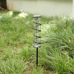 Spiral Glass Pluviometers Rain Water Meter Measuring Decor Measurement