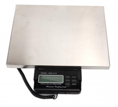 PCR-3115 300 Kg Electronic Floor Scale Heavy Duty 660 Lb x 0.1 Lb Postal Scale LCD Digital Platform Weight Scale Balance Measuring Tool