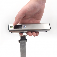 PS112A-50KG 50kg 110Lbs Luggage Scale with Handy Bubble Level and Tape Measure For Traveler Electronic Balance Baggage Weight Scale