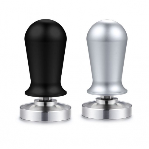 ET-001 Espresso Tamper, Coffee Tamper with Calibrated Spring Loaded, 100% Flat Stainless Steel Base Tamper for Espresso Machine