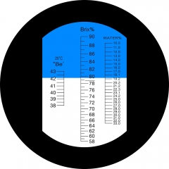 RHB-90W ATC Honey 58-90%Brix 10-33%Water 38-43Be' optical refractometer