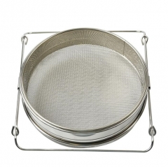 ST-01TN L Size Double-layer Stainless Steel Honey Sieve Filtration Bee Honey Filter Strainer Machine Tool Extractor Beekeeping Tools
