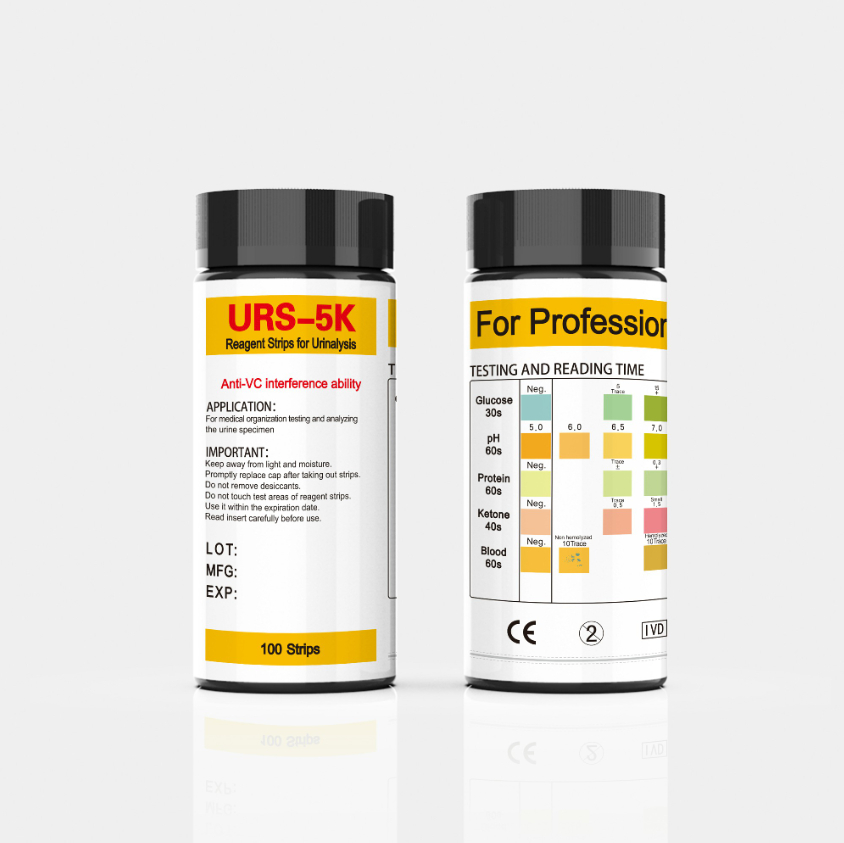 URS 5K Testing Glucose Ph Protein Ketone Blood PH Paper