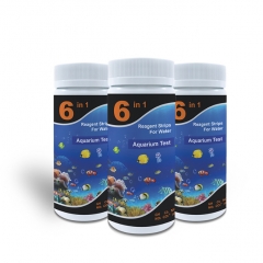 Fish tank pond test strips 6 in 1