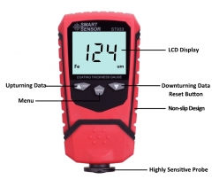 Digital Coating Thickness Gauge Film Coating Car Body Paint Lacquer Meter Varnish Sensor Detector High Accuracy Thickness Tester