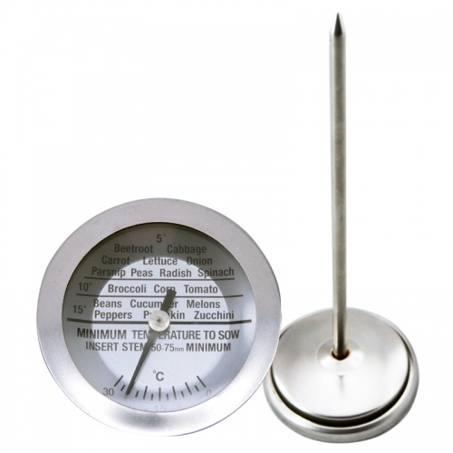 YH-S09 Ground compost stainless steel probe soil thermometer