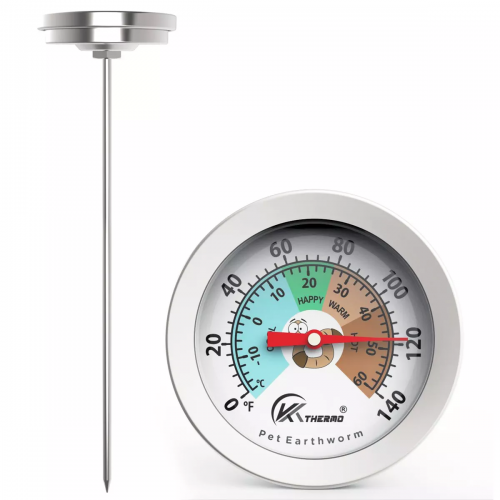 YH-S11 Worm Soil Thermometer - Keep Microbes and Worms Happy for Gardening and Worm Composting,Compost Thermometer