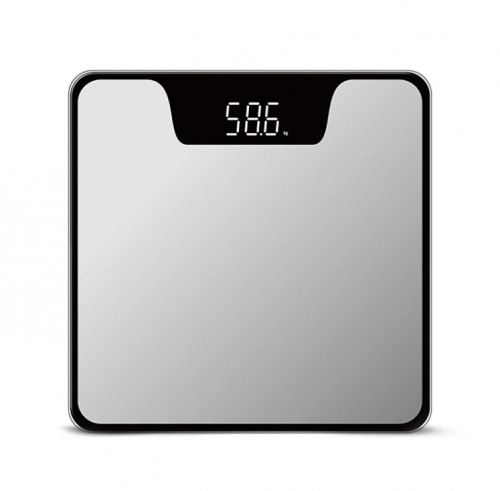 Led digital glass body weight measuring Bathroom scale with glitter glass