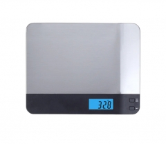 10kg/22lb 1g Digital Kitchen Weighing Scales Food Scale Digital Display ABS Plastic Stainless Steel Platform Rectangle