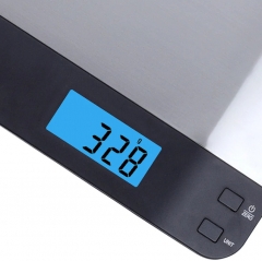 10kg/22lb 1g Digital Kitchen Weighing Scales Food Scale Digital Display ABS Plastic Stainless Steel Platform Rectangle