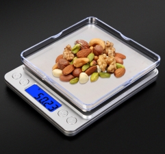 i2000 1000/0.1g Electronic scale Kitchen Scale Stainless Steel Baking Scale Pocket jewelry scale portable gram