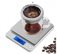 i2000 2000/0.1g Electronic scale Kitchen Scale Stainless Steel Baking Scale Pocket jewelry scale portable gram