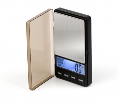 Pocket Small Coffee Scale 1000 x 0.1g Digital Gram Scale with Timer Large LCD Screen Espresso Coffee Scale Gold Jewelry Scale