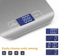 1g/0.1oz Precise Stainless Steel Kitchen Scale LCD Display For Cooking Electronic Baking Weighing Scales