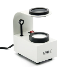 FTP-49 Polarizing plate desktop type gem Polariscope white desktop with conoscope