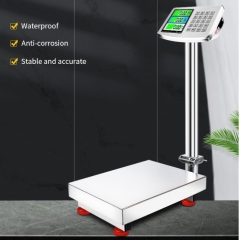 Stainless steel electronic scale 100kg/300kg waterproof electronic scale