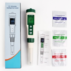 Digital PH Meter Backlight Dough Meat Fruit Water Quality Cosmetics Cheese PH Tester