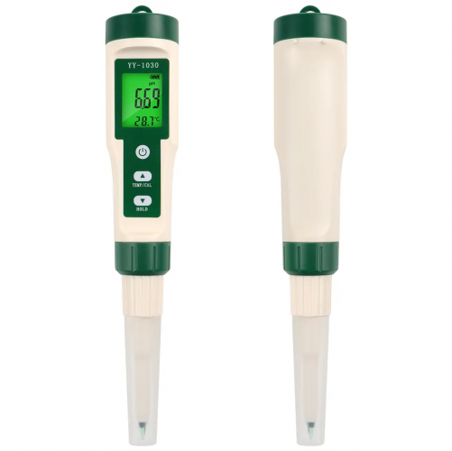Digital PH Meter Backlight Dough Meat Fruit Water Quality Cosmetics Cheese PH Tester