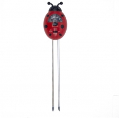 SP-Soil11 Cute Ladybug Soil PH Tester 3 In 1 PH Light Moisture Acidity Tester Soil Tester Moisture Meter Plant Soil Tester Kit for Flowers