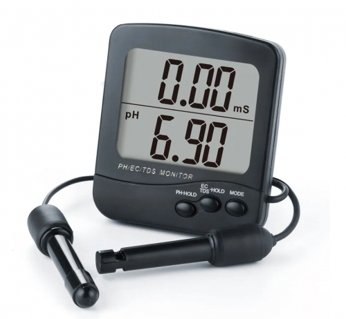 PH-02726 4 in 1 PH/EC/TDS/CF with ATC function Aquarium Water Quality Monitor