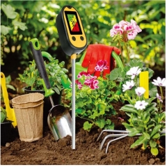 SP-M03 Garden Soil Moisture Tester Plant Soil Electronic Hygrometer Mini Multi-Functional Moisture Meter Tester Analyzer