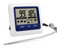 KT-19 Plastic waterproof kitchen food multipurpose instant read stainless steel thermometer
