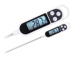 KT-15 Digital Cooking Kitchen BBQ Grill Thermometer With Long Probe for Liquids Pork Milk Yogurt Deep Fry Roast Baking Temperature
