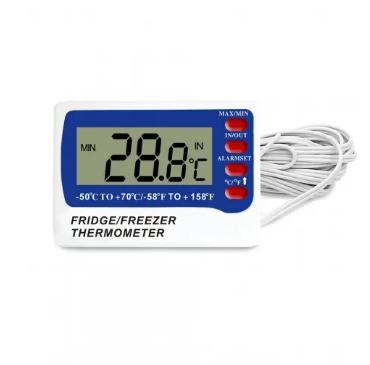 DD-D72 Digital Freezer Thermometer with Magnet Alarm Function Refrigerator Thermometer -50-70C/-58-158F