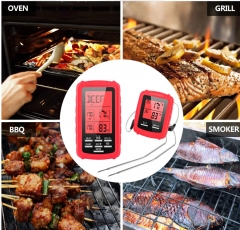 KT-105 Wireless Remote Digital Cooking Meat Thermometer with RF433 Dual Probe Transmitter for Kitchen Barbecue Oven Food Outdoor