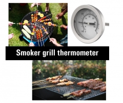 KT-36 Stainless steel oven grill bimetal thermometer with screw home kitchen baking oven thermometer
