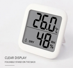 Portable digital temperature monitor and hygrometer for baby room bedroom warehouse